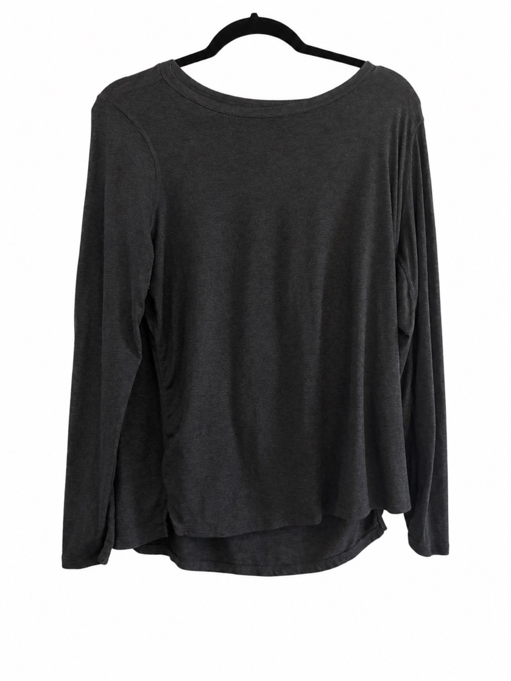 Zella Women's Long-Sleeve Boatneck Top - Charcoal
